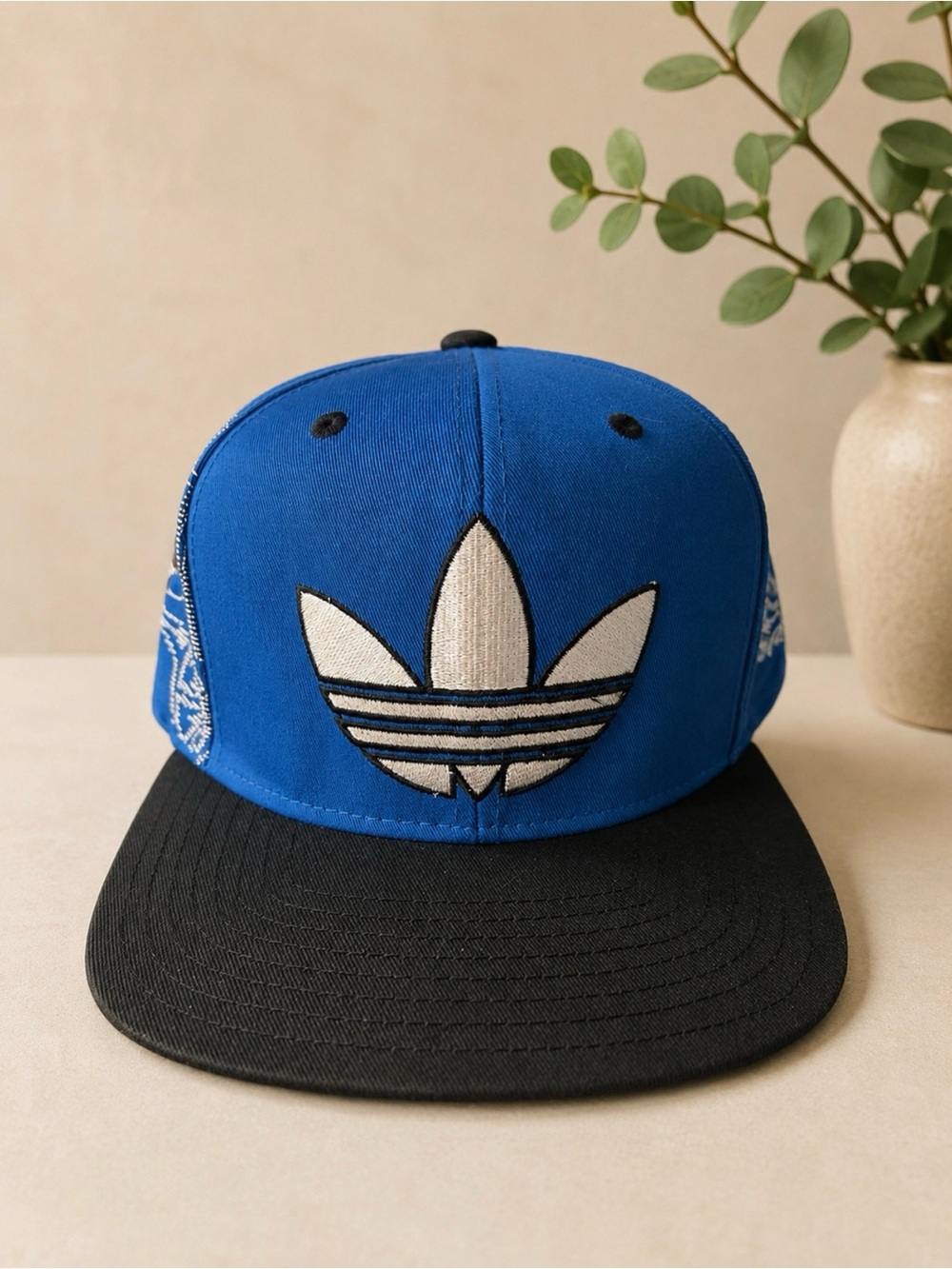 Adidas Orlando Magic NBA Snapback Hat Blue Black Trefoil Embroidered Cap